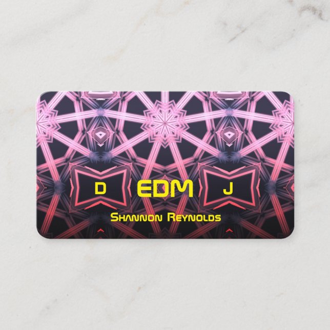 DJ EDM Business Card (Front)