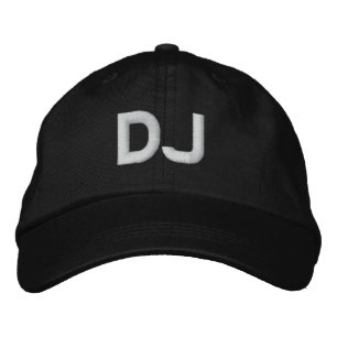 DJ EMBROIDERED BASEBALL CAP