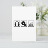 DJ Equalizer headphones vinyl (Standing Front)