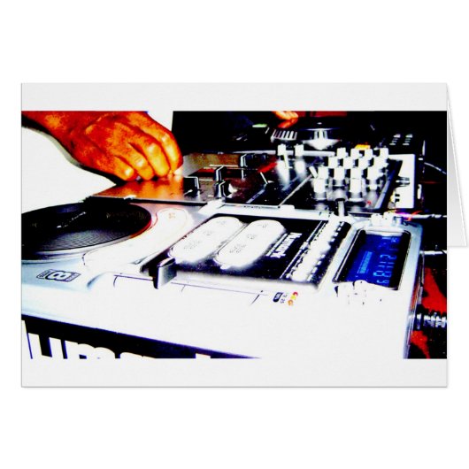 DJ Equipment (CDs) Cards (Front Horizontal)