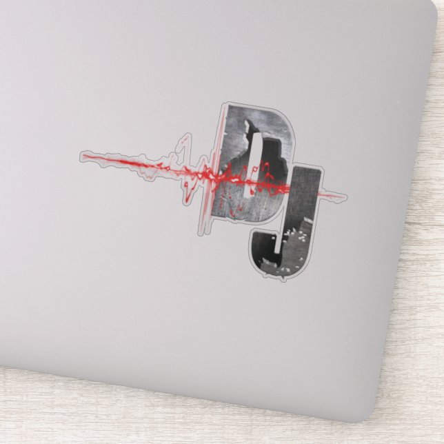 DJ.  Feel the music   Sticker (Detail)