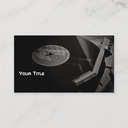 DJ For 2 Time Business Card