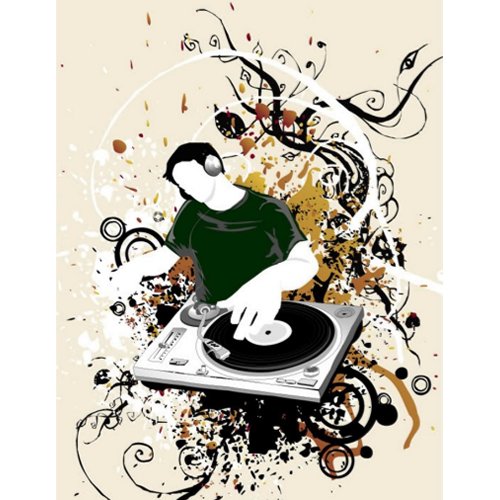 Vector libre de DJ | artegraficoimpactante