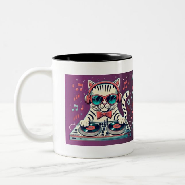 DJ Gabi Two-Tone Coffee Mug (Left)