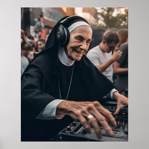 DJ Get_Nun Print Value Poster Paper Matte