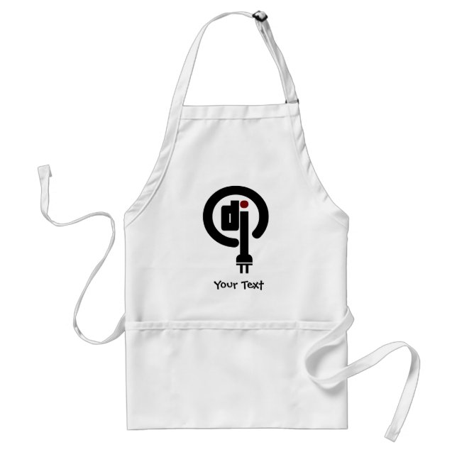 DJ gifts Adult Apron (Front)