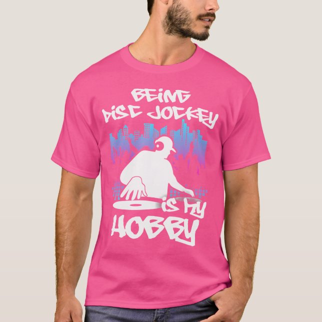 Dj Gifts For Disc Jockey Electro Club Beats Synthe T-Shirt (Front)