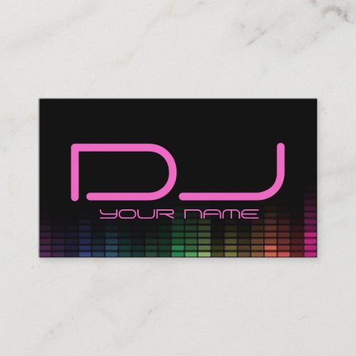 Female DJ Business Card