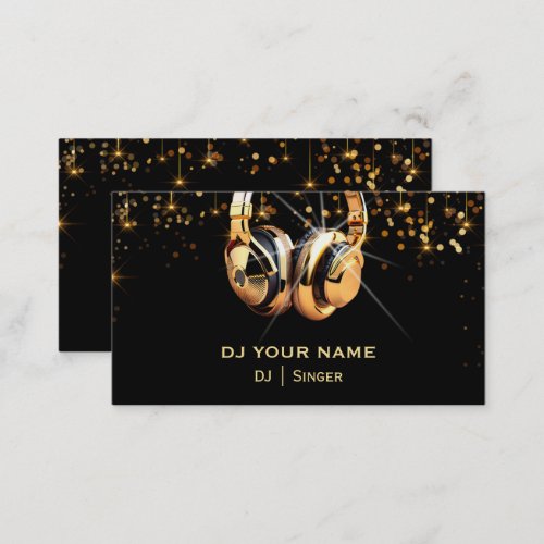 DJ  gold Business Card