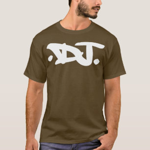 DJ Graffiti White Lettering T-Shirt