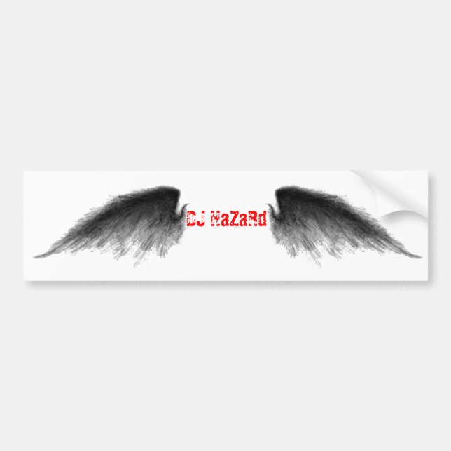 DJ HaZaRd Bumper Sticker (Front)