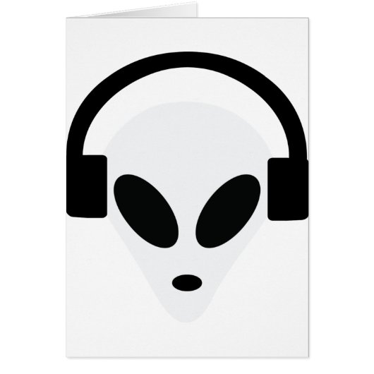 dj headphone alien area 51 cards (Front)