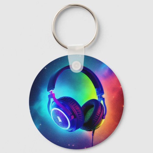 DJ Headphone Keychain