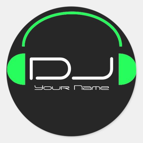 DJ Headphone Sticker