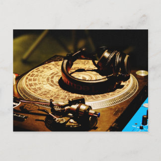 DJ Headphones1 Postcard