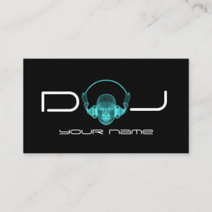 DJ Headphones Business Card