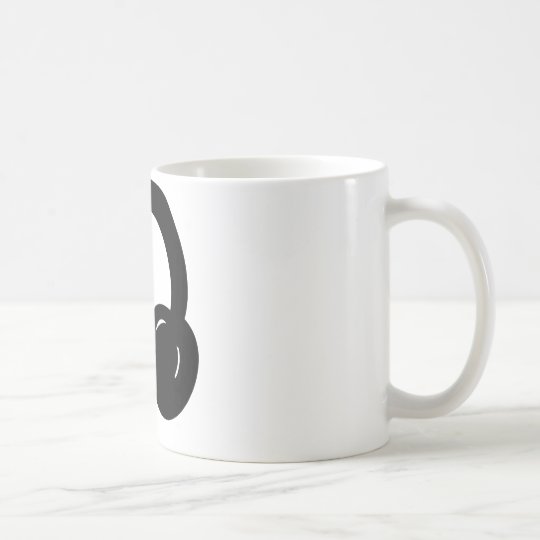 dj headphones coffee mug