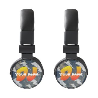 DJ Headphones, Customizable text