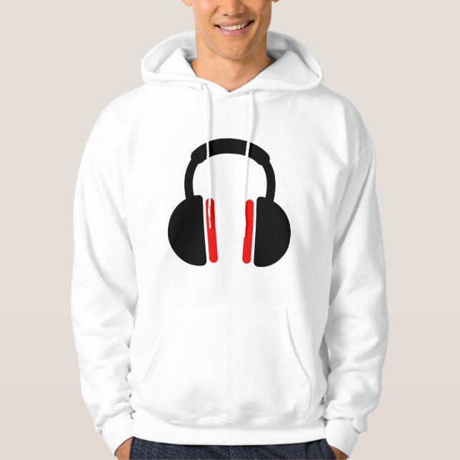 DJ Headphones Hoodie (Front)