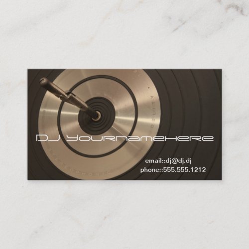 DJ HIFI BUSINESS CARDS