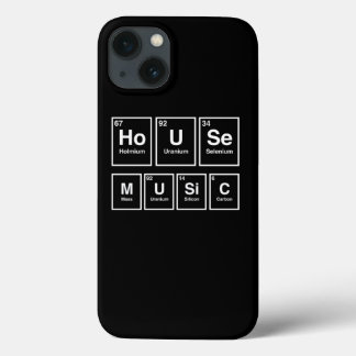 Dj House Music Relaxing Electronic Periodic Table iPhone 13 Case