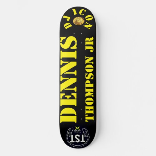 DJ ICON DENNIS THOMPSON JR 8 12 Skateboard Deck