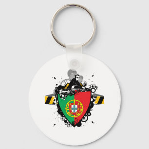 DJ in Portugal Keychain