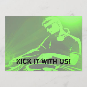 DJ Jam Set Invitation