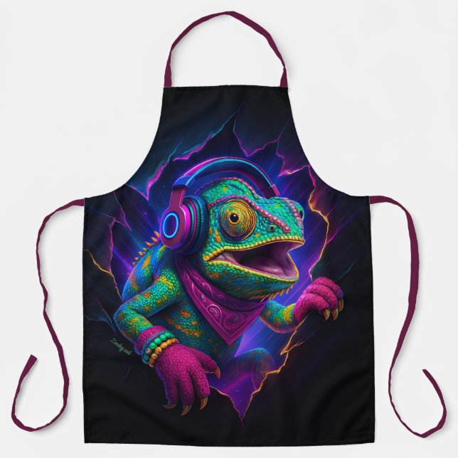DJ Kameleon – Funky Kitchen Apron (Front)