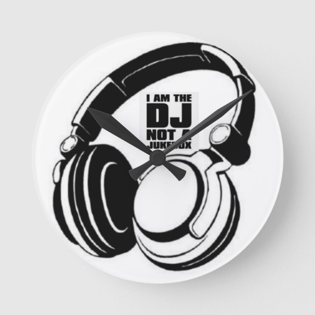 DJ KLASH-GEAR - DJ NO REQUESTS ROUND CLOCK (Front)