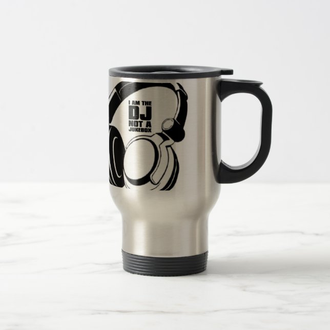 DJ KLASH-GEAR - DJ NO REQUESTS TRAVEL MUG (Right)