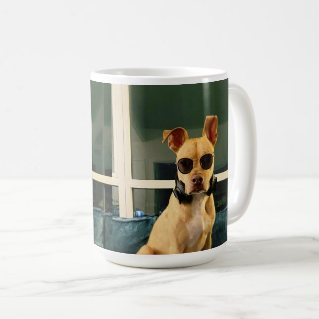 DJ LEON COFFEE MUG (Front Right)