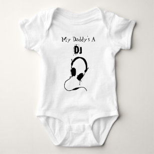 DJ Like Daddy Baby Bodysuit