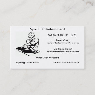 dj logo busniss card format, dj logo busniss ca...
