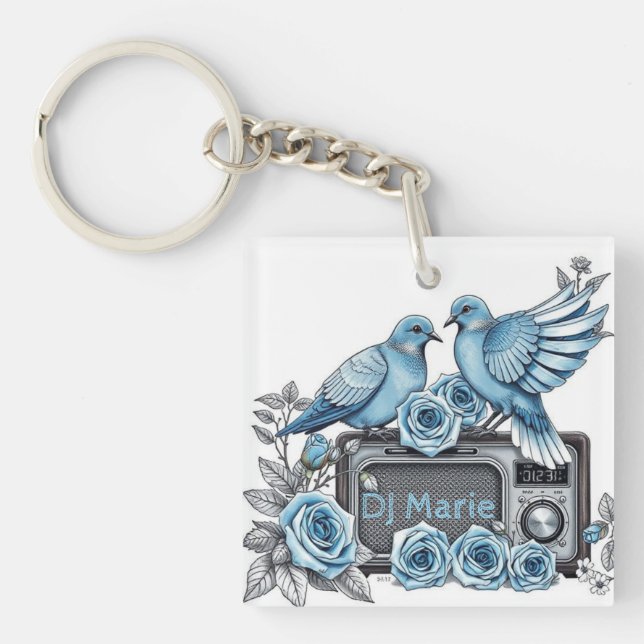 DJ Marie Keychain (Front)