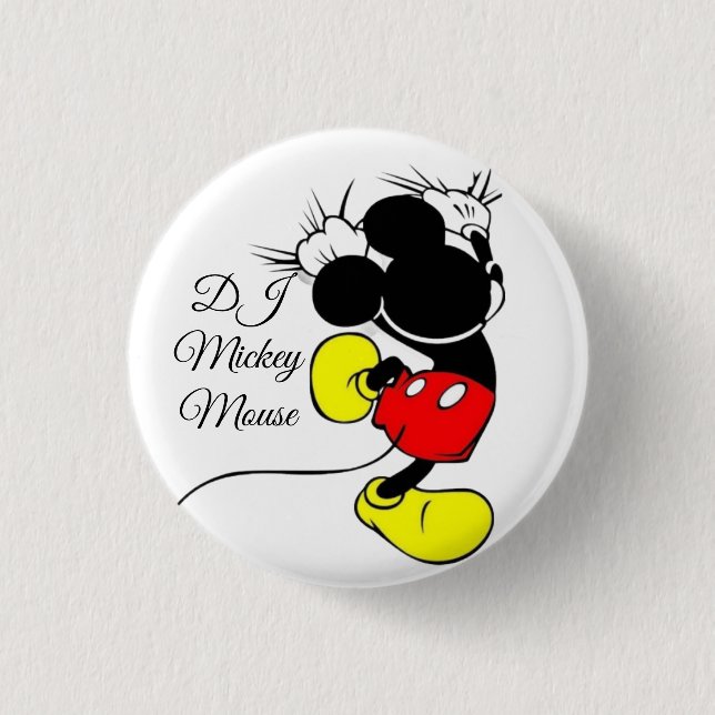 DJ Mickeymouse Button (Front)