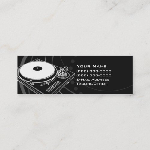 DJ BUSINESS CARD TEMPLATES