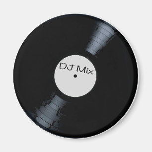 DJ Mix Record Label Magnet