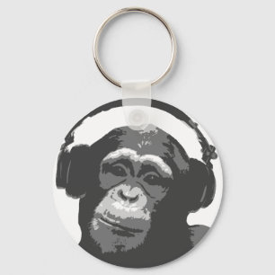 DJ MONKEY KEYCHAIN