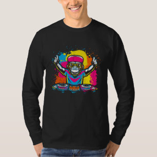 DJ Monkey Music Party Fun Sunglasses Fun Dancing C T-Shirt