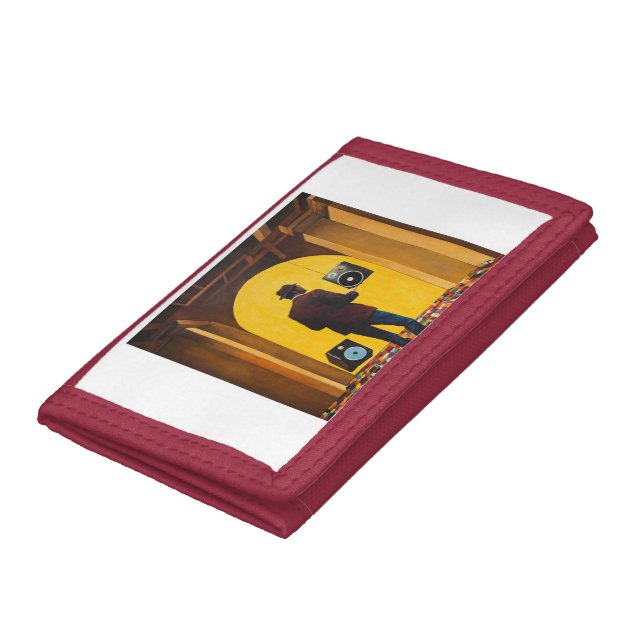 DJ Mosaic" Trifold Wallet (Bottom)