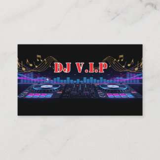 DJ Music Beat Professional Business Card