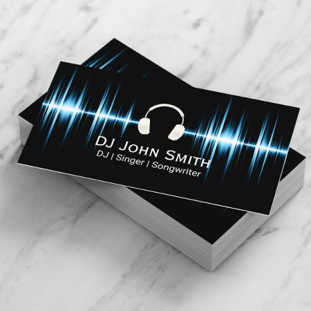 Dj Music Beat Professional Business Card