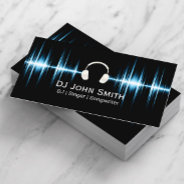 Dj Music Beat Professional Business Card at Zazzle