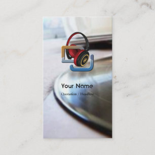 DJ Music Business Card