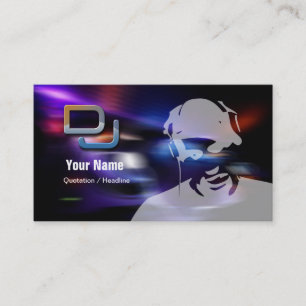 DJ Music Business Card