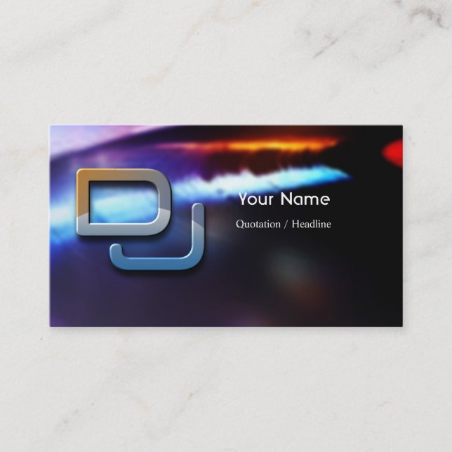 DJ Music Business Card (Front)