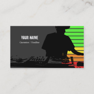 DJ Music Business Card