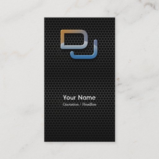 Customizable DJ Music Business Card