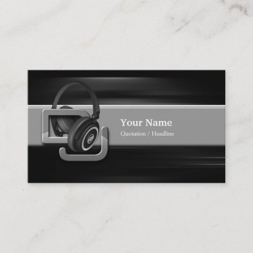 DJ Music Business Card